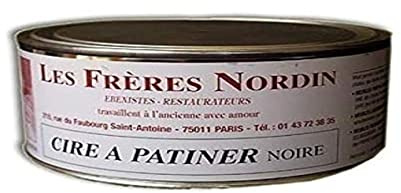 Les Frères Nordin 413928 Cire à patiner Noir