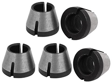sourcing map 5 Pcs 6mm Innendurchm. Bohrer Treiber Beschläge Spannzange für 3703/3701