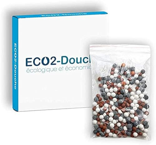 Recharges de pierres de Tourmaline, Germanium et Argile Anti-calcaire pour douchette Eco2-Douche Médaillé au Concours Lépine