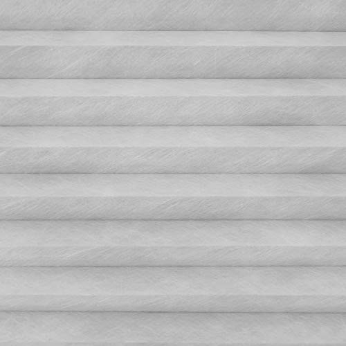 Sunpro24 Plissee auf Maß, Blickdichtes Faltrollo, Klemm-Montage, Sonnenschutzrollo, (B) 21 x (H) 30 cm, Weiß