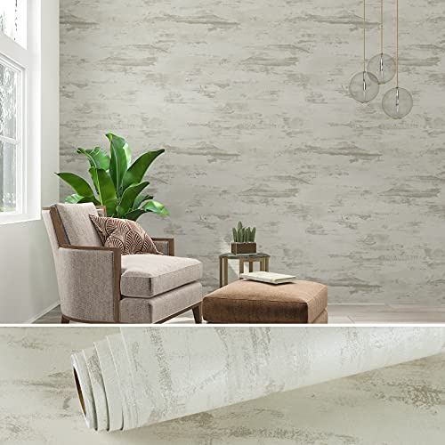 VEELIKE Dicke Tapete Betonoptik Grau 60 cm x 900 cm Möbelfolie Vintage Selbstklebend Wandtapete Industrial Klebefolie Küche Wand Abwaschbar Wandfarbe Betonoptik Schrank Wohnzimmer Badezimmer Wanddeko