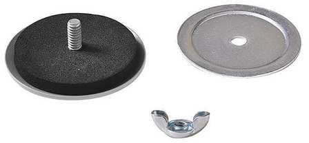 Knockout Seal, Gasketed, Oil Tight Hole Seals, 2 1/2, Steel, Gray Painted (1)