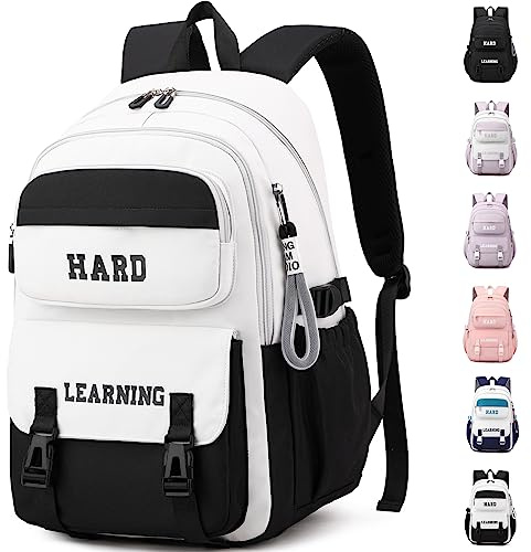 KESUDE Schulrucksack Mädchen Teenager Rucksack Schule, Schultasche Jungen Multi-Tasche Wasserdicht Schulranzen Rucksack Daypacks Groß Backpack für Mädchen Damen School Bag