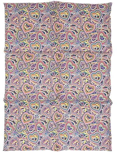 Cherry Stone Cushion Large 6 Chamber 40 x 30 cm Organic Fabric Psychedelic Heart Heat Cushion Grain Cushion