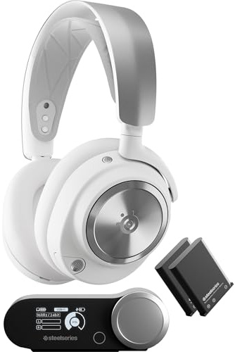 SteelSeries Arctis Nova Pro Wireless P Auriculares Gaming Inalámbricos Blancos Para PC/PS5