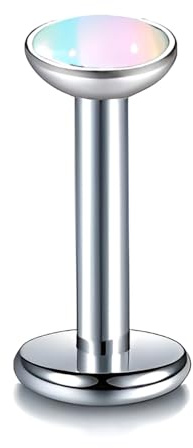 Decentraland Piercing per setto nasale in acciaio inox chirurgico in acciaio al titanio, 16 G, 1,2 mm, per setto nasale, labbra, unghie, linguali, naso, accessori per setto nasale, gioielli da donna,