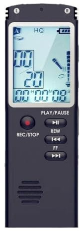 XUJIAN Registratore Vocale Digitale da 32 GB Registratore Vocale USB Professionale 96h Dictaphone Riduzione del Rumore Registrazione Vocale Audio Digitale con Lettore WAV MP3
