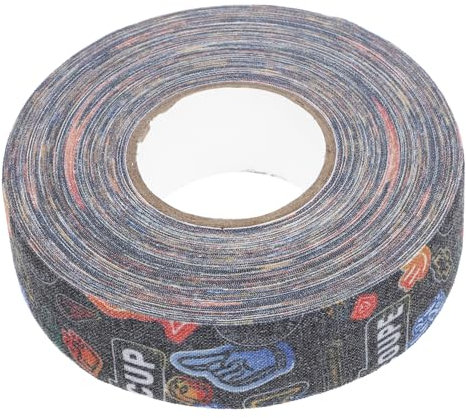 YARNOW Hockeytape Eishockey Klebeband 2,5cm x 18,5m Abriebfest Reißfest Kältebeständig Mit Starkem Kleber Für Verbesserten Grip Und Schutz Beim Hockeyspielen