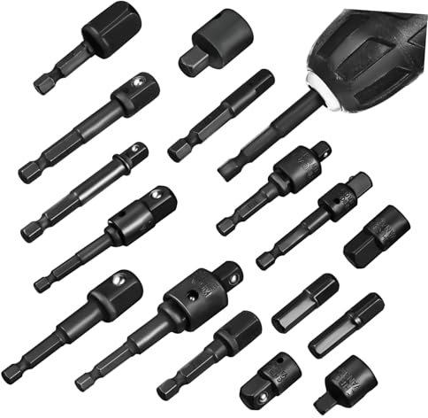 Holibanna Automotive Drill Bit Adapter Impact Socket Adapter Set Socket Drill Extension Set