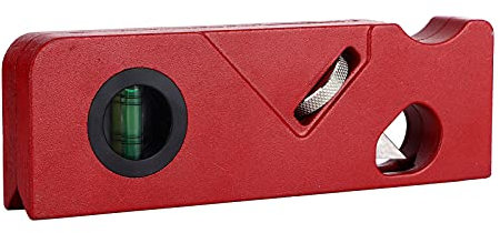 Fdit Piani Domestici Compatti per Strumenti di Carpenteria di Legno e Difettosi Facili Usare, Carpenteria Leggera per Qualsiasi Luogo (rosso)