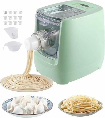 Machine Électrique De Fabrication De Pâtes Avec 13 Moules De Mise En Forme, Fabricant De Nouilles Automatique Portable Fabricant De Pâtes Électriques Ménagers Parfait Pour Le Spaghetti Fettuccini