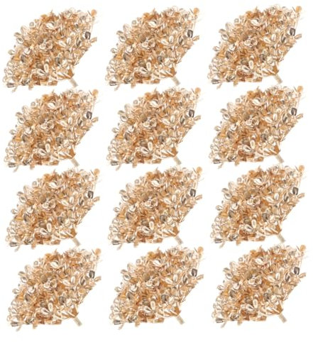 CVUTOVO 12 Pezzi Teste Ortensia Artificiale per Decorazione Matrimoni e Feste Fiori Fake Realistici per Bouquet da Sposa e Decorazioni Versatili e Resistenti Allo Sbiadimento