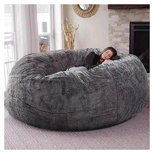 Fodera per Poltrona a Sacco Oversize, Fodera per Divano Letto, Fodera per Poltrona a Sacco, Fodera per mobili da Soggiorno, Fodera per Poltrona a Sacco Lavabile (Senza Imbottitura)