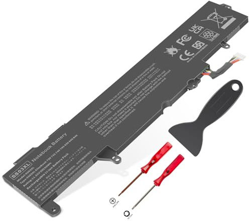 ASUNCELL 11.55V/50Wh SS03XL Laptop Battery for HP EliteBook 730 735 740 745 830 840 846 G5 G6, ZBOOK 14U G5 G6 Series, SS03 SS03XL SS03050XL SS03050XL-PL HSTNN-LB8G