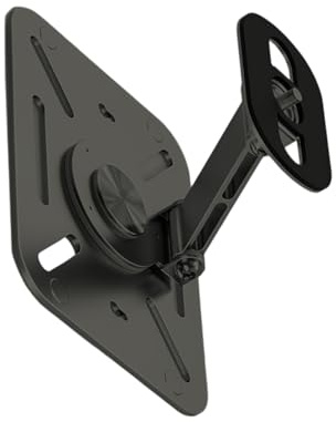 Soporte de proyector de acero al carbono de 2 kg, montaje en techo de pared, 3 kg, soporte de ajuste de múltiples ángulos, soporte de metal reforzado para accesorios de proyección