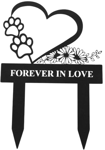 COLLBATH Plaque Commémorative pour Animaux De Compagnie Mémorial pour Chiens Mémorial Funéraire pour Animaux De Compagnie Morts Plaque Commémorative pour De