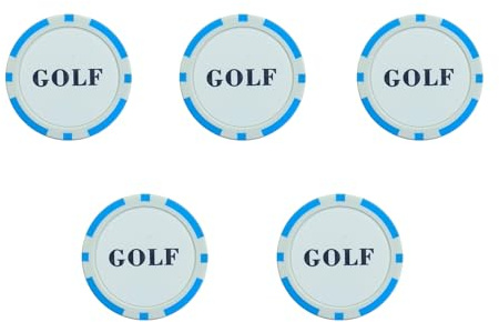 Qsvbeeqj Golfs Marker Con Cap Hat Clip Training Aiuto Adesivo Epossidico Marcatore Palla Golf Accessori Attrezzature da Golf Accessori