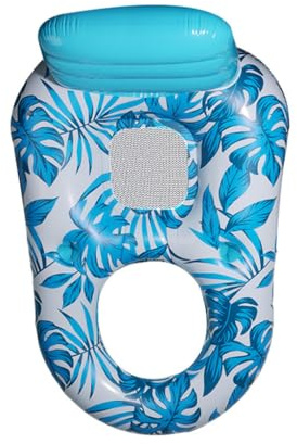LIXSAZSE Inflatable Mattress Waterproof Pool with Cup Holder Foldable Swimming Lounge Bed Water Hammock Toy Adults Children