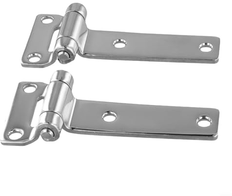 135 mm T-Scharnier, Edelstahl, Marine-Hardware für Boote, Yacht und Fahrzeugtüren, 2 Stück