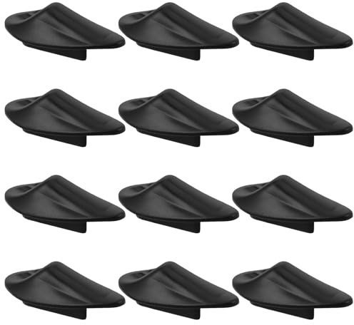 ORFOFE Kit de 12 Pasacables para Cambio y Freno de Bicicleta Conectores de Nylon Negro para Cableado Interno Hebillas Integradas para Cuadro Accesorios para Cableado de Desviador