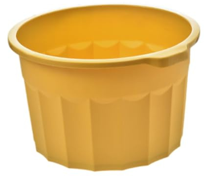 Gcljlmy Massaggiatore pediluvio bagno basin vasca lavabo con nodi massaggianti bagno sauna grande vaschetta per lavare i piedi (giallo)
