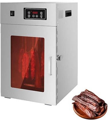 Essiccatore Professionale Carne, Essiccatore per Carne E Salumi in Acciaio Inox Con Ganci Sospesi E Temperatura Regolabile per Essiccare Carne in Modo Naturale