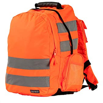 Portwest B905ORR Hi-Vis Ryggsäck, Vanlig, Orange