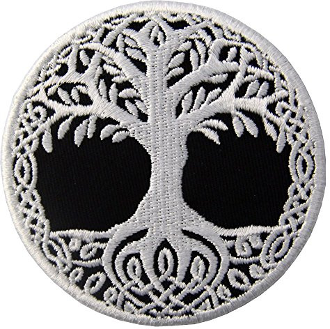Yggdrasil the Tree of Life in Norse Patch Embroidered Badge Iron On Sew On Emblem