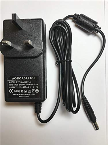 Replacement for 23V 400mA Charger Plug for QUALCAST Cordless Hedge Trimmer MOE7ET410