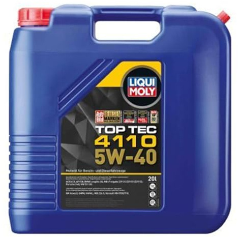 1x 20L Liqui Moly Motoröl Top Tec 4110 5W-40 | 21480, Top Tec 4110 5W-40
