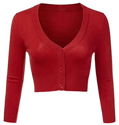 Irevial Cardigan Mujer Corto Chaqueta Punto Frontal Abierto Jersey | Punto Elástico Chaqueta de Punto Mujer Ligero, Cuello de Pico, Primavera Otoño Básico y Elegante