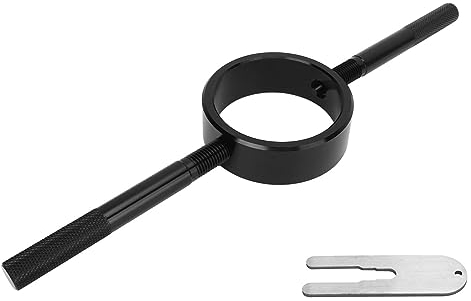 Motorcycle Fork Spring Compressor Tool Kit, 6061 Aluminum Fork Springs Service Kit for Most Upside Down Street Bike Forks, Efficient and Precise Fork Coil Compression, Easy to Use