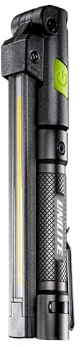 Unilite IL-425R - Luce di ispezione pieghevole a LED di alta qualità ricaricabile tramite USB, 425 lumen, torcia posteriore e superiore aggiuntiva, forte base magnetica, ricarica rapida di tipo C