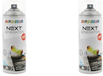 DUPLI-COLOR 480386 NEXT RAL 9006 weißaluminium seidenmatt 400 ml (Packung mit 2)