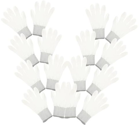 Toddmomy 10 Paar Pu-Fingerhandschuhe Antistatische Handschuhe Gartenarbeitshandschuhe Schweißhandschuhe Arbeitsschutzbeschläge Arbeitshandschuhe Rutschfeste Handschuhe Dünne