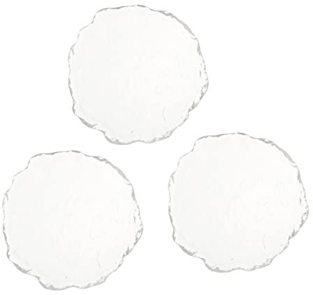 3pcs Glass Tea Cup Coasters Heat Resistant Mug Mats