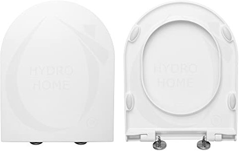 HYDRO HOME Copriwater Compatibile con Marion Althea, Plastica Termoindurente Cerniere Regolabili fissaggio dall'alto, Bianco MADE IN ITALY (CHIUSURA AMMORTIZZATA)