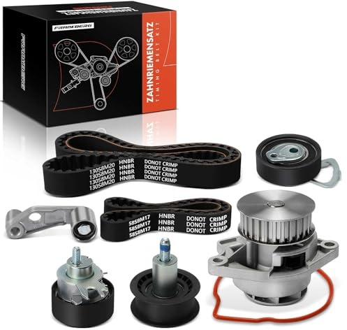 Frankberg Zahnriemensatz Zahnriemen mit Wasserpumpe KP25565XS-1 | Kompatibel mit New Beetle 1C1 9C1, Altea XL 5P5 5P8, Golf IV Variant 1J5, Golf Plus 521 5M1, O.c.t.a.v.i.a II 1Z3