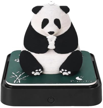Note adesive 3D romantiche casa sull'albero in stile cinese panda scultura da tavolo regali decorazione calendario 2025 Natale