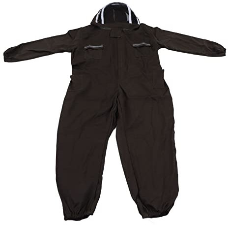 Imkeranzug, All-in-One-Imkeranzug, belüftet, atmungsaktiv, Polyester, Ganzkörperschutz, Imkerkleidung, professionelle Imkerei, für Anfänger im Imker
