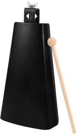 HEMOTON Kuhglocke Für Schlagzeug Metall Cowbell Instrument Hand Glocke Für Party Robustes Schlaginstrument Zubehör Leicht Und Flexibel Für Musik Und Sport