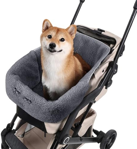 Générique Kinderwagenmatte für Tiere – Winterdecke für Hunde und Katzen – Zubehör wiederverwendbar für Haustiere – Transport Vet Spaziergang Reise Park Einkaufen Auto