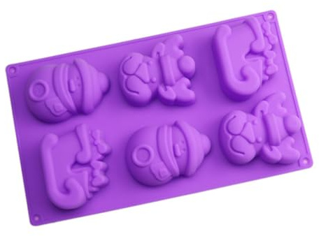Zambuph Stampo da Forno Natalizio in Silicone per Unico Resistente alle Alte Temperature Stampi in Silicone Natalizio Stampo per Torta Gel di silice