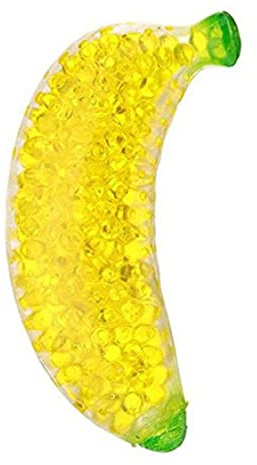 Fruchtquetsch-Stressball, Wasserperlen, dehnbarer Ball, sensorisches Spielzeug, Partygeschenke für Kinder und Erwachsene, Aprilscherz, Banane..