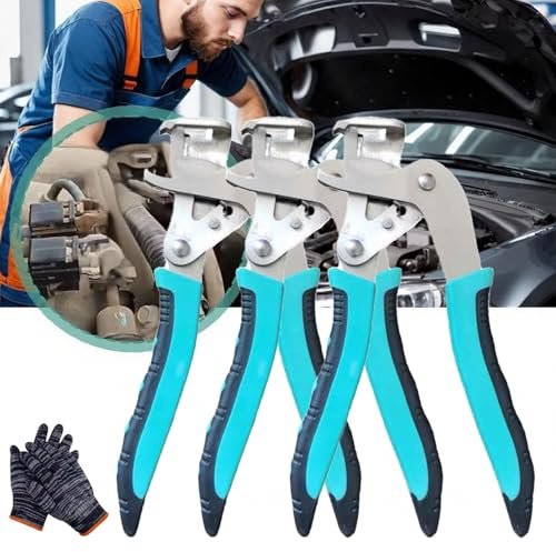 Automotive Snap Pliers Set, 3-Piece Multi-Functional Car Clip Removal Tool, Efficient Fasteners, Clips, Buckles and Rivets Disassembly Tools
