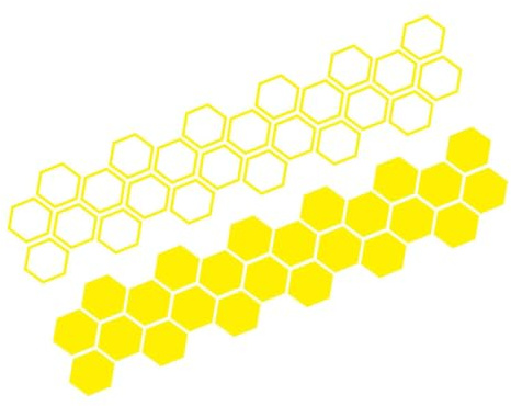 Bil Honeycomb Bildekal, Honeycomb Bil Stickers Vattentäta bilkroppsdekaler, | Bildekaler för Sedan Truck Cool Automotive Window Decals Honeycomb Truck Sedan SUV Bilexteriörtillbehör
