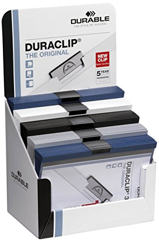 Durable Thekendisplay mit 50 Duraclip Klemmmappen, 298500