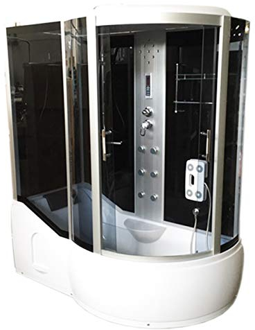 VASCA BAGNO E DOCCIA IDROMASSAGGIO SPA 170 x 90 cm CROMOTERAPIA mod. Paradise