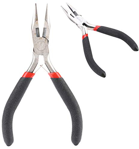 Pinze A Becchi Tondi Professionali, Pinze Per Gioielli Perline Multifunzionali,Pinze Per Utensili Manuali Fai-Da-Te,Punta A Sezione Conica,Strumento Di Gioielleria Pinza A Becchi Tondi(#2)