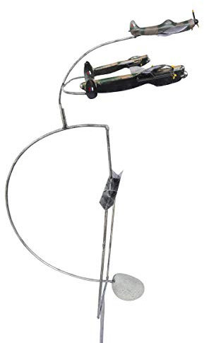 Spinner de Viento de jardín - Escultura de Viento - RAF Batalla de la formación de Aviones en Gran bretaña